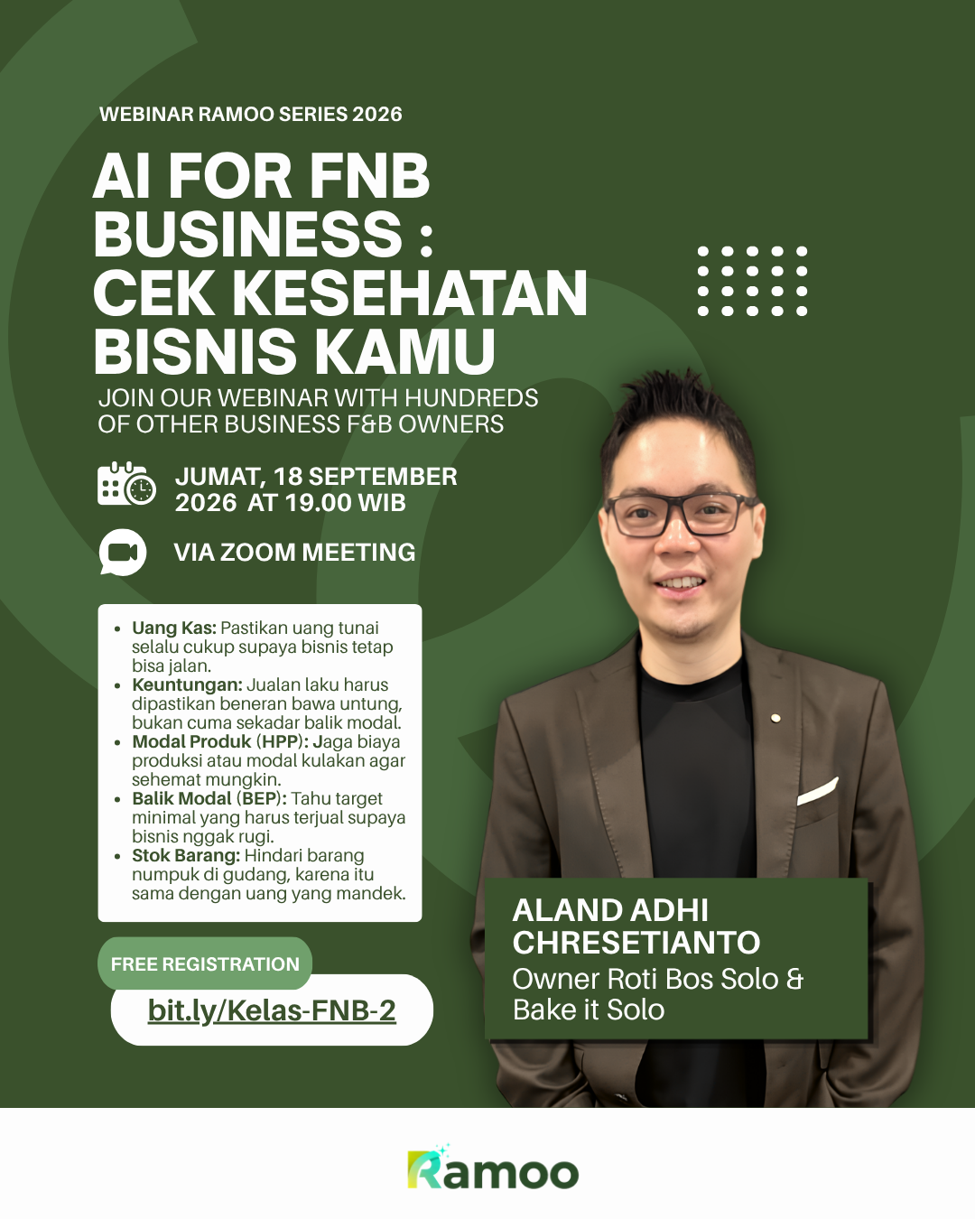 Poster AI For Business : Cek Kesehatan Bisnis Kamu